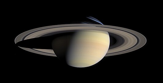 Saturnus -  from Cassini Orbiter 2004-10-06